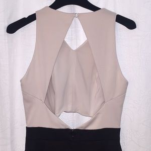 Cynthia Rowley collection colorblock midriff dress